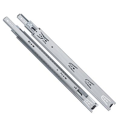 China Ronghui Modern Furniture Hardware Full Extension 45mm Stainless Steel Cabinet Drawer Silent Ball Bearing Slide Rails for sale