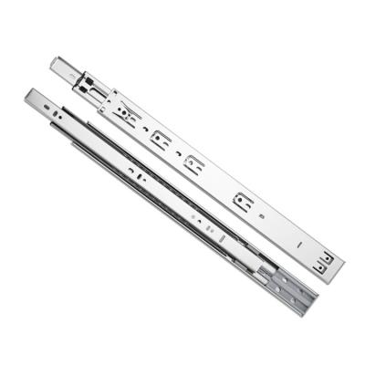 China Furniture Ronghui Ball Bearing Soft Narrow Kitchen Drawer Slide Soft Narrow Rail Full Hardware Modern Telescopic Extension for sale