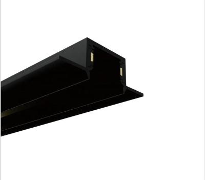 China Mini DC 24V/48V Low Voltage Lamp LED Pre-burial Track Light Modern Magnetic Ceiling Linear Track Project for sale