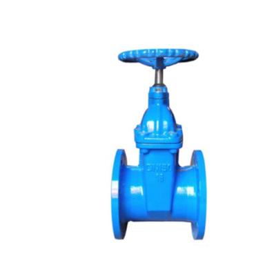 China General 100mm Manual Slide Cast Iron Silver Color Gate Valve Price for sale