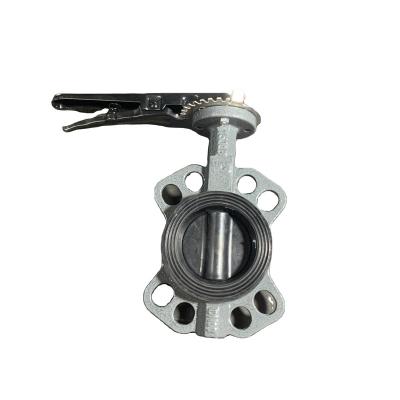 China General Manufacturing Ductile Type Wafer Butterfly Valve Prices Manual Cast Iron Hook Butterfly Valves for sale