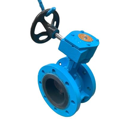 China Dn50~Dn1200 Seat Resilient General Hot Sale Concentric Flange Type Butterfly Valve for sale