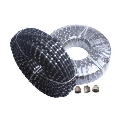 China High performance high cutting performance reinforced concrete cutting10.5mm 11.5mm diamond wire saw rope for sale