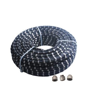 China High Performance Cutting Concrete 10.3mm 11.5mm 12.5mm Demolition Diamond Wire Saw , Saw Wire Concretee for sale