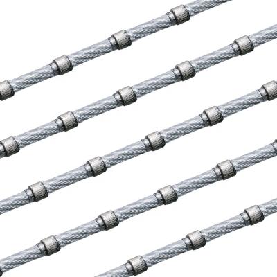 China Custom High Performance Multicore Cutting Saw Wire Diamond 6.3mm 7.3mm 7.5mm For Marble Granite Stone Cutting for sale