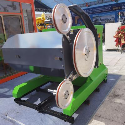 China Construction worksÂ   Factory price quality stone cutting electric diamond wire saw machine for granite quarry block marble trimming for sale