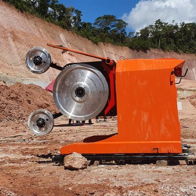 China Construction worksÂ   China Factory Price Marble Granite Quarry Mining Electric Diamond Wire Saw Rope Stone Cutting Machine 8P for sale