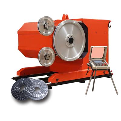 China Construction worksÂ   Cheapest Transportable Granite Quarry Precision Marble Cutting Diamond Mining Stone Wire Saw Machine For Stone 30-90KW for sale