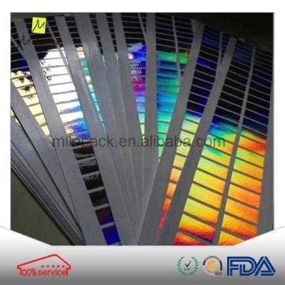 China China Heat Sensitive Manufacturer Waterproof Holographic Laser Sticker for sale