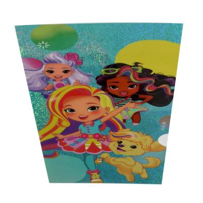 China Custom Quality ECO Quality Custom Vinyl Waterproof Fairy Sticker Foil Colorful Kiss Cut Adhesive Cartoon Stickers Hologram Sticker for sale