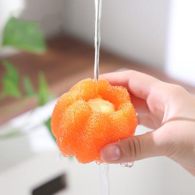 China Pumpkin Shape Decontamination Anti-winding Laundry Ball Washing Machine 3pcs/set Cleaning Balls For Daily Life for sale