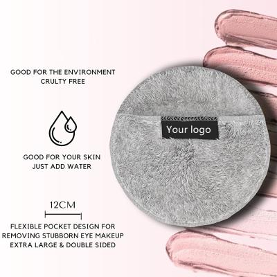 China Makeup Remover Factory Custom Logo Make Up Remover Pads Set Reusable Microfiber Pads With Head Band Set For Woman for sale