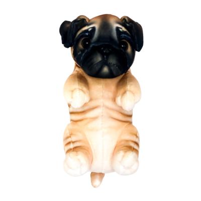 China Soft Manufacturer Popular Lifelike And Toy Plush Pug Dog Toys Vivid Stuffed Toy OEM Soft Animal for sale