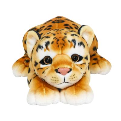 China Toy Factory Soft Lifelike Realistic Animal Toys Wholesale Stuffed Plush Leopard Plush Toys for sale