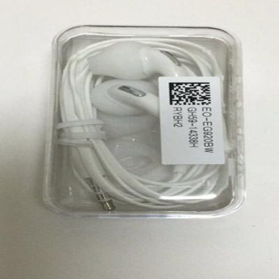 China Hotsale White In-ear Mobile Earphones For Samsung Earphone With MIC For Not S6 Box for sale