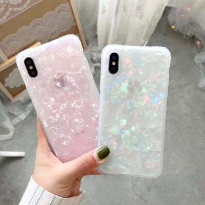 China Fanshion Wholesale Smartphone Conch Shell Soft Tpu Mobile Case IMD Phone Case For iPhone XR Case for sale