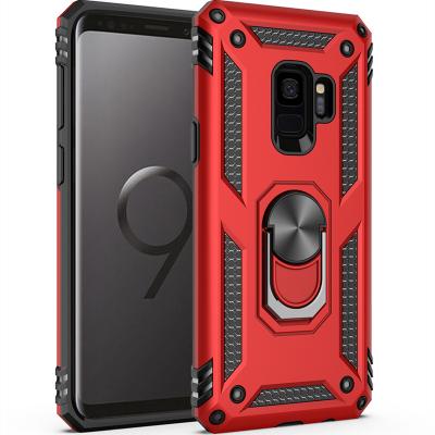 China Metal High Protective Ring Rotating Kickstand Cell Phone Shockproof Case For Samsung Galaxy S9 Plus for sale