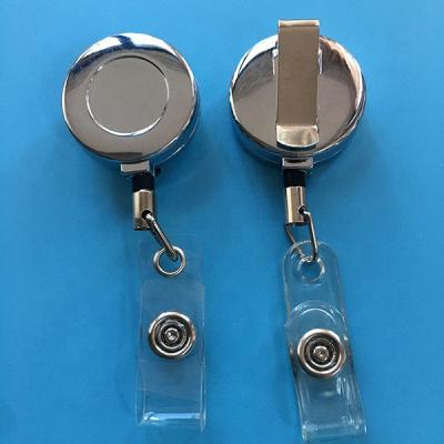 China For Holding Cards 20-32mm Wholesale Fashion Custom Metal Badge Reel for sale