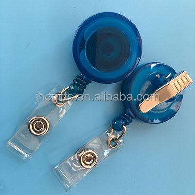 China Swivel Clip On Back Hot Sale High Quality Reel Badges Doctor ID Badge Reel With Clip for sale