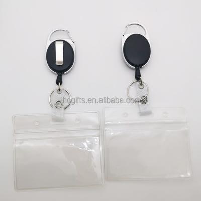 China ABS+ Zinc Alloy Customized Color ID Card Clip With Badge Holder for sale