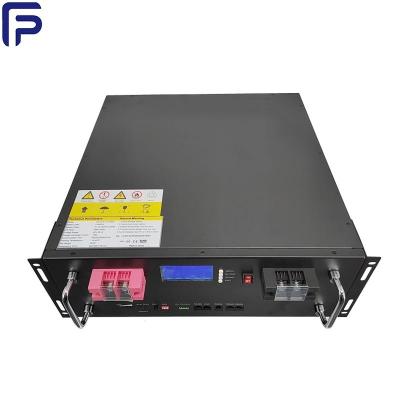 China 5120wh Rack LiFePO4 Energy Storage Battery 51.2V 100ah Lifepo4 Battery Rack à venda