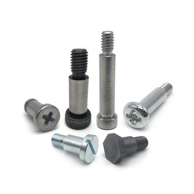 China Stainless Steel China Galvanized 8.8 Inch Knurled Head Stepped Screw Bolt Stainless Steel Hexagon Socket Cap Shoulder Screw for sale