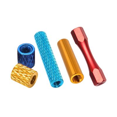 China M2 M3 M4 M5 Aluminum Custom Knurled Anodized Aluminum Spacer Standoff for sale