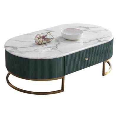 China Convertible coffee tables set coffee table furniture wholesale design modern gold marble coffee table for sale