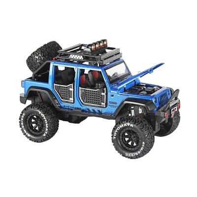 China Toy Hot Sale Simulation Vehicle Diecast Model 1:24 Scale Open Door Alloy Crash Pull Back Cars Diecast Toys for sale