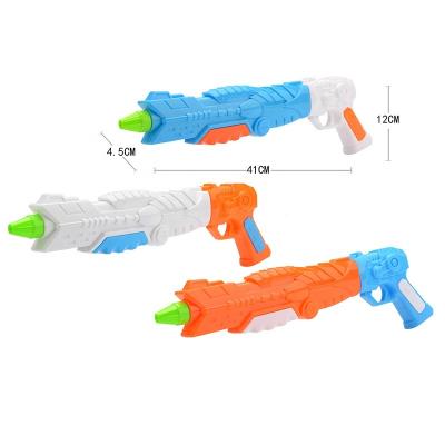 China Wholesale Super Power Colorful High Pressure Shoot Water Pump 41Cm Plastic Water Spray Gun Toy For Kids Summer Water Spray Gun Toy for sale