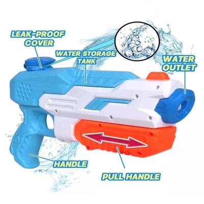 China Large Summer High Capacity Sand Beach Play Outdoor Spray Gun Toy Water Gun Air Pressure Pump Toy Water Guns For Kids for sale