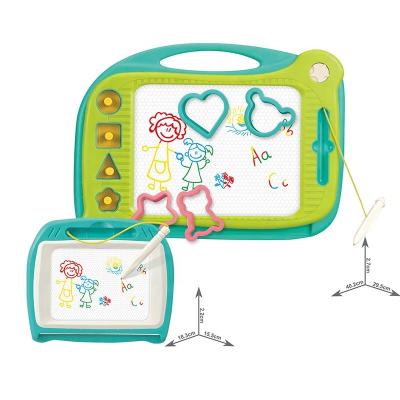 China Toy Diy Doodle Plastic Magnetic Children's Drawing Board Educational Erasable Writing Plastic Colorful for sale