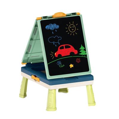 China Portable Toddler ABS Art Plastic Drawing Easel Double Sided 2 in 1 Educational Magnetic Marking Board for Kids for sale