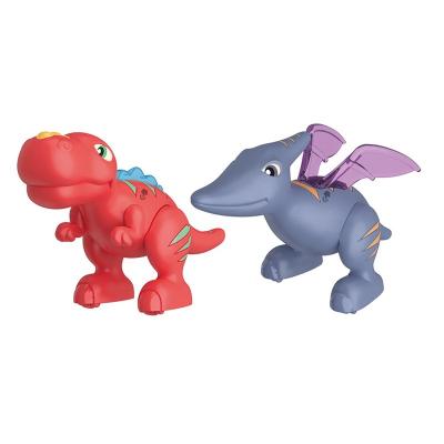 China Plastic DIY Disassembly and Assembly Magnetic Recording Dinosaur Building Toy 25.5*16.6*7.7cm for sale