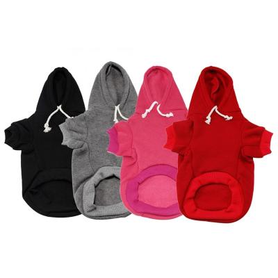 China Customized Viable Size Private Label Autumn Luxury Designer Blank Dog Hoodie Custom Warm Dog Clothes Pet Supplier China for sale