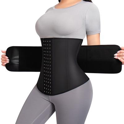 China Universal Belt Sports One Shaper Corset Belt Women 9 Bone Slimming Shaper Latex Waist Trainer for sale