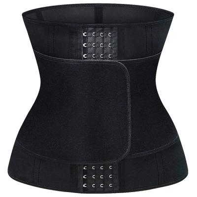 China One Strap Antibacterial Adjustable Waist Trainer 4 Hook Support Neoprene Belt Waist Trainer for sale