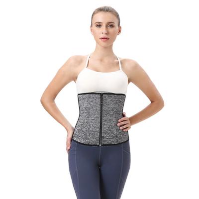 China Neoprene Waist Trainer Antibacterial Bone Shaper Body Slimming Front Lacing Hook And Zip Steel Corset 11 for sale