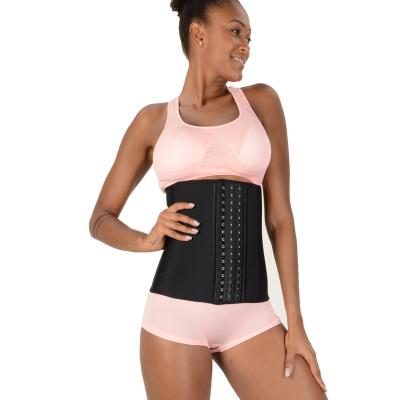 China Antibacterial 13 Steel Bones Shape Latex Slim Corset Waist Trainer Weight Loss Cincher Rubber Trainer for sale