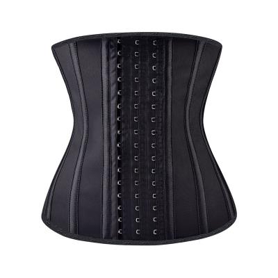 China Wholesale Women's Antibacterial Waist Cincher 13 Strong Steel Training Corsets Waist Hook Latex Colombian Bone Fajas for sale