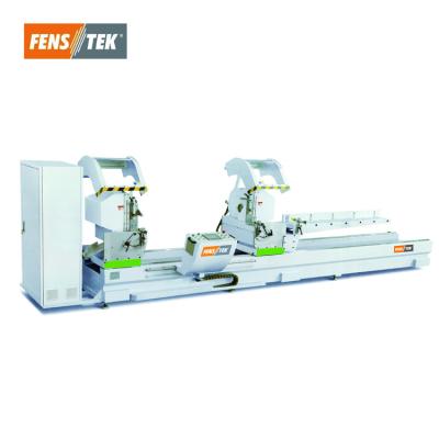 China Building Material Stores Fenstek CNC Double Head Cutting Saw Window Machine For Aluminum Profile for sale