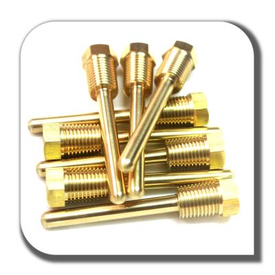 China Temperature Sensor Soil Moisture Sensor M12 Thread Sintered Stainless Steel Sensor Probe Brass Housing for sale