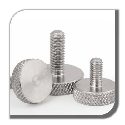 China M6 Pan Round Head Large Thumb Screws And Stainless Steel Alloy Knurled Captive Thumb Screws for sale