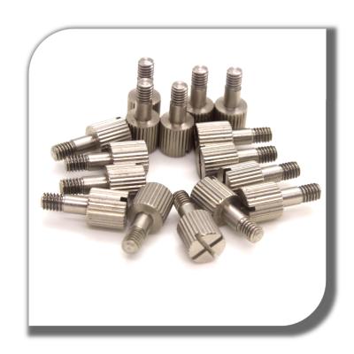 China Pan Head M3 Steel Auto Knurling Captive Thumb Screws Stainless for sale