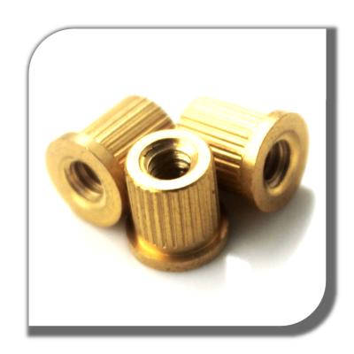 China Heavy Industry Customized SS304 Brass Stainless Steel Knurled Flat Round Head Rivet Nut for sale