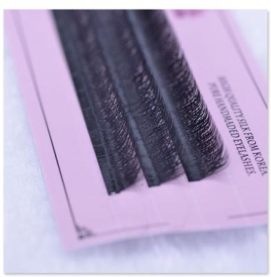 China Private Label Natural Soft Curl Since Easy-Fan Classic Ellipse Eyelash Flat C 0.07 Volume Y Individual Type Extension for sale