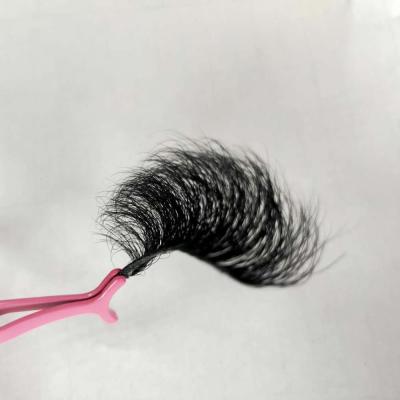 China Full Natural Soft Hot Sale Mixed Length Strip 25mm 20mm Individual Vendor Extension Mink Eyelash Vendor With Custom Packing Human Lashes for sale