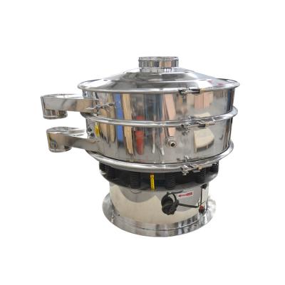 China food & Herb Powder Pollen Salt Stainless Steel Plant Beverage Machine Round Rotating Vibrating Screen Circular Vibrating Screen Sieve Separator for sale