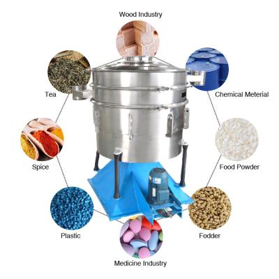 China Sieving Environmental Friendly Potato Starch Sieve Oscillating Vibrating Screen For Bakelite Powder for sale