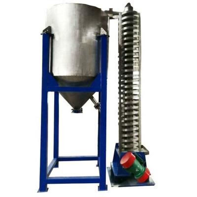 China Stainless Steel Fire Resistant Vibratory Screw Lift Spiral Elevator Vertical Transport for sale